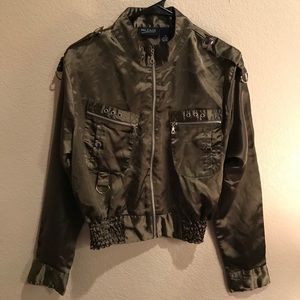 Mileage XL zippered jacket w/silver embellishments